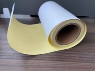 Hotmelt Yellow Glassine Paper 76mm Direct Thermal Labels