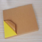 Blank Self Adhesive Kraft Paper Label Sticker In Sheet Pack