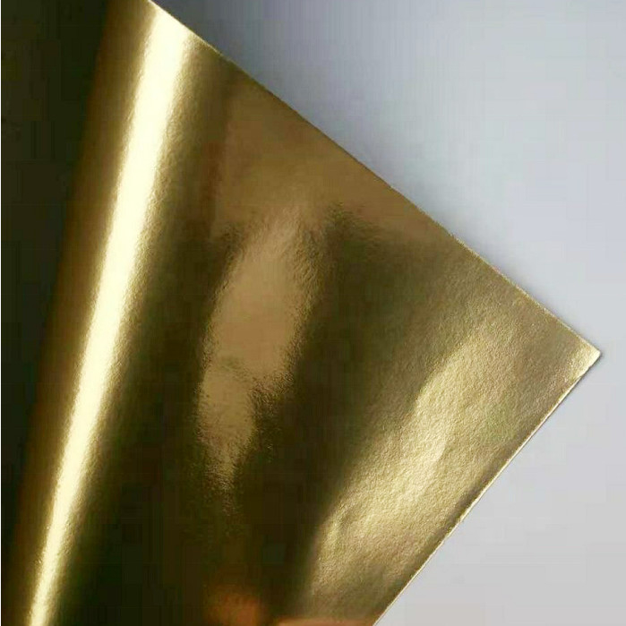 SGS High Quality Matte Gold Low MOQ Foil Paper Labels