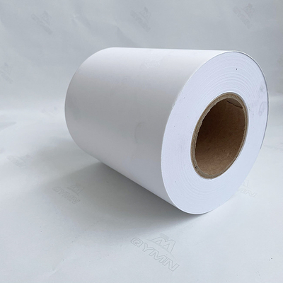 Les labels auto-adhésifs de film de perle avec la fonte chaude collent le papier d'auto-collant blanc