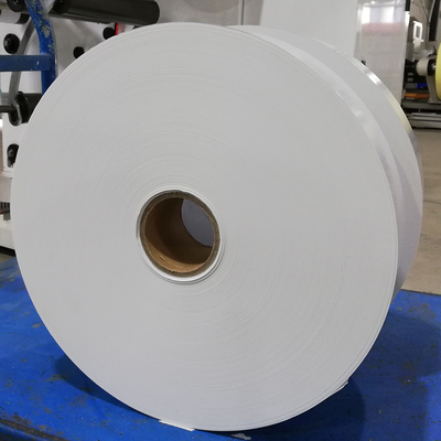 Label à basse température de papier de synthétique thermique supérieur avec le revêtement blanc de l'auto-collant 80G